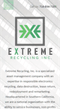 Mobile Screenshot of extremerecyclinginc.com